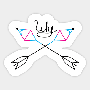 criss cross Sticker